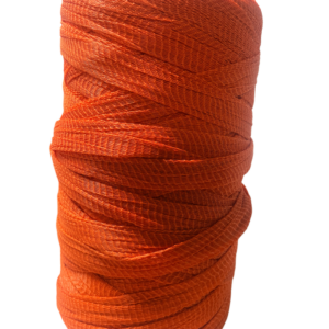 750′ Roll of Standard Mesh Orange Clam Bag Material