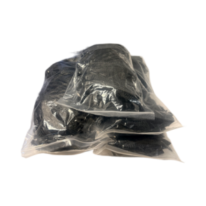 500 Pack of Standard Mesh Stealth (Black) Clam Bags